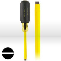 KLEIN TOOLS Klein Tools 621-8 Cabinet Tip Screwdriver 3/16 Slotted