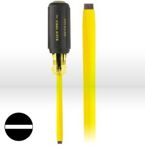 KLEIN TOOLS Klein Tools 620-4 Cabinet Tip Slotted Screwdriver