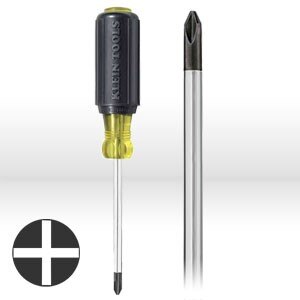 KLEIN TOOLS Klein Tools 603-4 Phillips Screwdriver No 2 4 Inch Shank