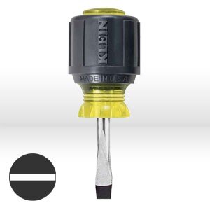 KLEIN TOOLS Klein Tools 600-1 Stubby Screwdriver Keystone Tip