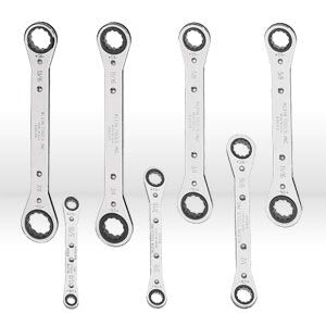 KLEIN TOOLS Klein Tools 68222 Ratcheting Box Wrench Set 5 Piece