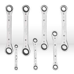 KLEIN TOOLS Klein Tools 68222 Ratcheting Box Wrench Set 5 Piece