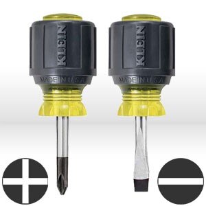 KLEIN TOOLS Klein Tools 85071 Stubby Screwdriver Set 2 Piece