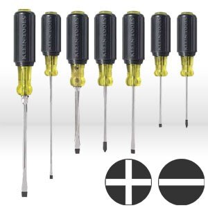 KLEIN TOOLS Klein Tools 85076 Screwdriver Set 7 Piece