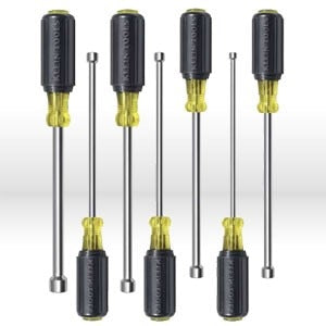 KLEIN TOOLS Klein Tools 647 Nut Driver Set 7 Piece Hollow Shaft
