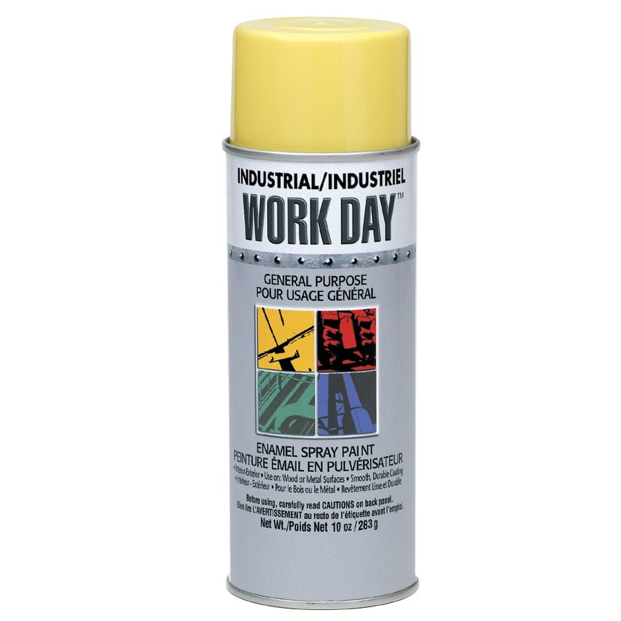 KRYLON Krylon A04406000 Industrial Enamel Paint Yellow 16oz