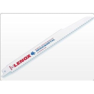 LENOX Lenox 20558 Reciprocating Saw Blade 9 in 6 Tpi 25 Pack