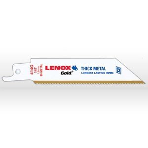 LENOX Lenox 21066 Reciprocating Saw Blade 14 Tpi Gold 5-pack