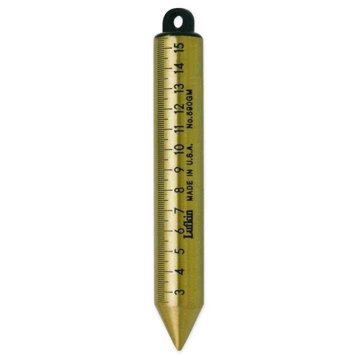 APEX Apex 590GMN Plumb Bob Metric Brass 7.7 Inches