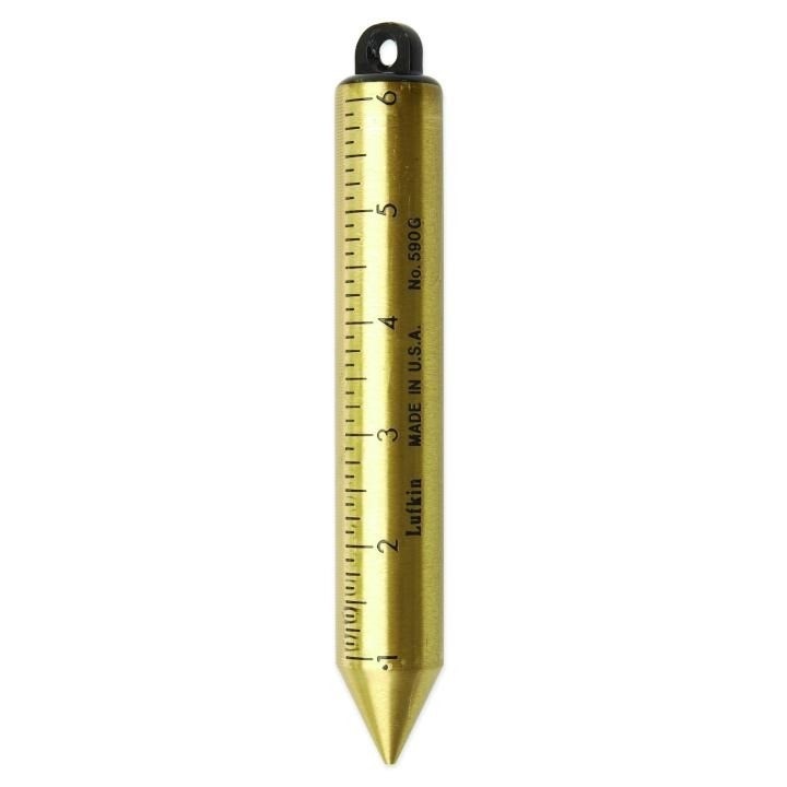 APEX Apex 590GN Plumb Bob Sae 1 Inch Brass Oil Gauging