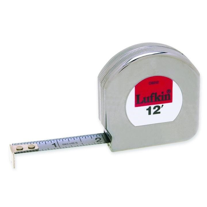 APEX Apex C9212 Mezurall Chrome Clad 12 Ft Tape Measure
