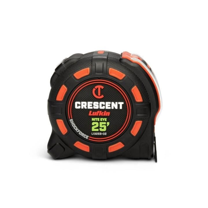 LUFKIN Lufkin L1325B-02 Power Tape Measure 25 Ft Nite Eye