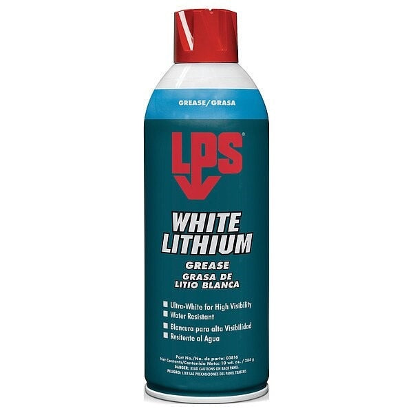 LPS Lps LPS03816 White Lithium Grease Teflon Aerosol 10 Oz