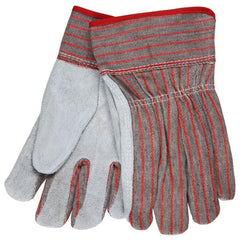 MCR SAFETY Mcr Safety 1080 Leather Palm Work Gloves Large