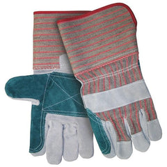 MCR SAFETY Mcr Safety 1212 Leather Palm Gloves Double Palm Large