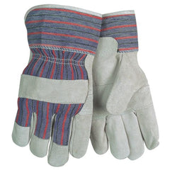 MCR SAFETY Mcr Safety 1220SX Leather Palm Gloves Large Safety Cuff