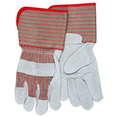MCR SAFETY Mcr Safety 1210 Leather Palm Work Gloves Large
