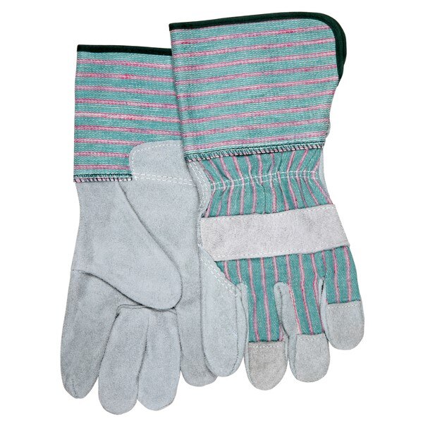 MCR SAFETY Mcr Safety 1231 Leather Palm Work Gloves Large