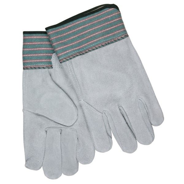 MCR SAFETY Mcr Safety 1237 Leather Palm Work Gloves Large