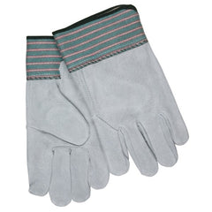 MCR SAFETY Mcr Safety 1237 Leather Palm Work Gloves Large