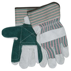 MCR SAFETY Mcr Safety 1230DP Double Leather Palm Work Gloves Large