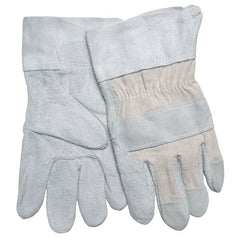 MCR SAFETY Mcr Safety 1240 Leather Palm Work Gloves Large