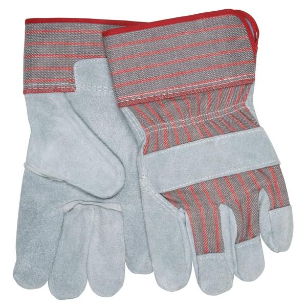 MCR SAFETY Mcr Safety 1250C Leather Palm Gloves Large