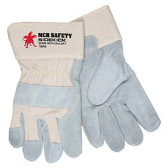 MCR SAFETY Mcr Safety 16010M Sidekick Leather Palm Gloves Medium