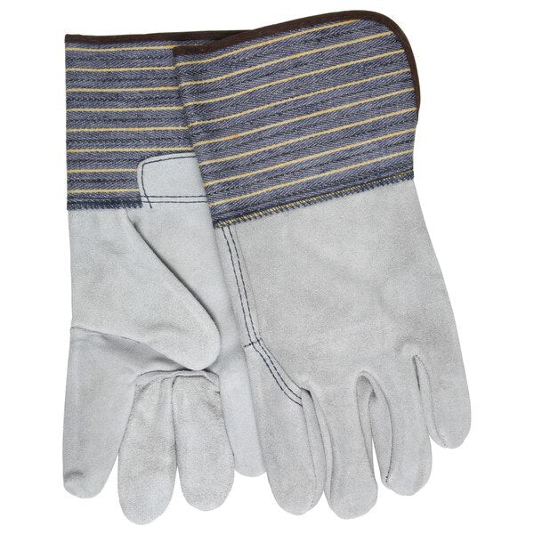 MCR SAFETY Mcr Safety 1418XXL Leather Palm Work Gloves 2x-large