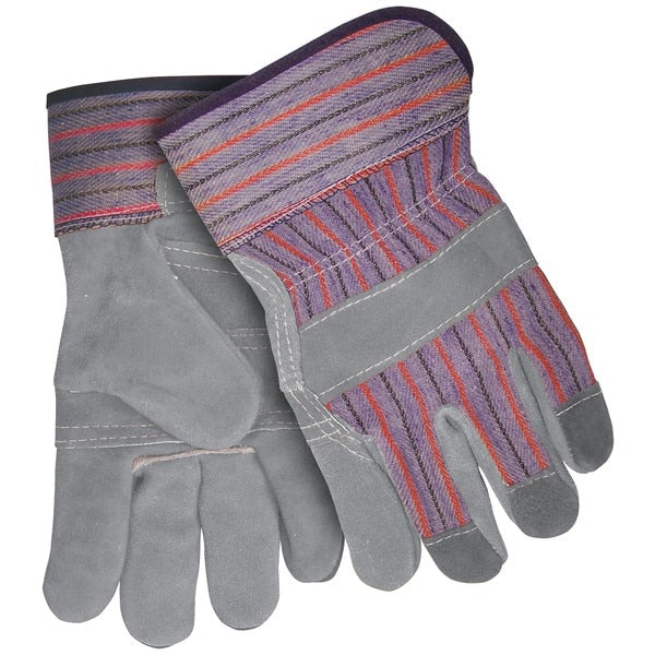 MCR SAFETY Mcr Safety 1455N Leather Palm Work Glove Large