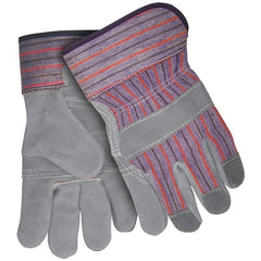 MCR SAFETY Mcr Safety 1455N Leather Palm Work Glove Large