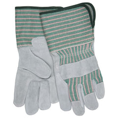 MCR SAFETY Mcr Safety 1360 Leather Palm Work Gloves Large
