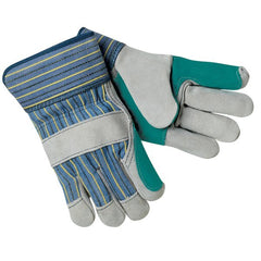 MCR SAFETY Mcr Safety 1411A Double Palm Leather Work Gloves