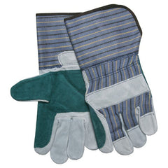 MCR SAFETY Mcr Safety 1412A Leather Palm Work Gloves Large