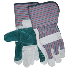 MCR SAFETY Mcr Safety 1312 Leather Palm Work Gloves Large