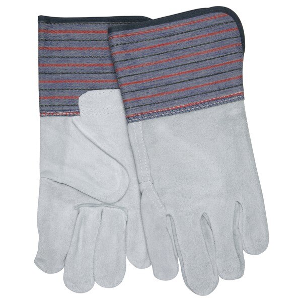 MCR SAFETY Mcr Safety 1318 Leather Palm Work Gloves Large