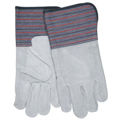 MCR SAFETY Mcr Safety 1318 Leather Palm Work Gloves Large