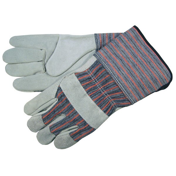 MCR SAFETY Mcr Safety 1310 Leather Palm Work Glove Large