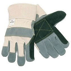 MCR SAFETY Mcr Safety 16012MN Double Leather Palm Gloves Medium