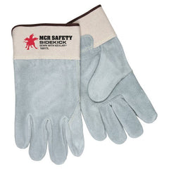 MCR SAFETY Mcr Safety 16017L Sidekick Leather Work Gloves Large