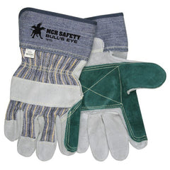 MCR SAFETY Mcr Safety 1911L Bulls Eye Leather Palm Gloves Large