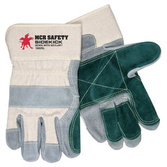 MCR SAFETY Mcr Safety 16025L Sidekick Leather Palm Gloves Large