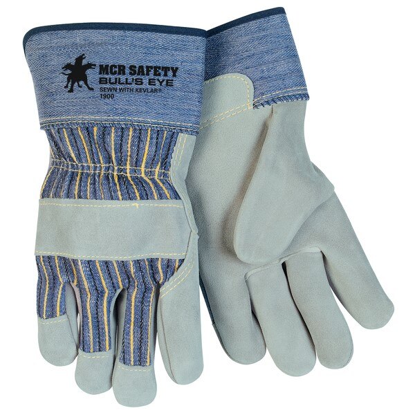 MCR SAFETY Mcr Safety 1900M Leather Palm Safety Cuff Work Gloves