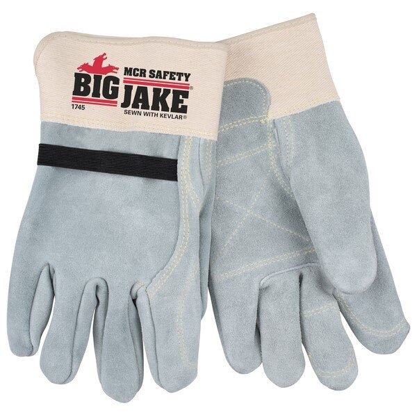 MCR SAFETY Mcr Safety 1745XL Big Jake Leather Work Gloves Xl