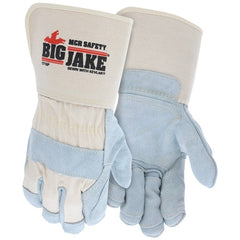 MCR SAFETY Mcr Safety 1716PL Big Jake Double Palm Leather Gloves