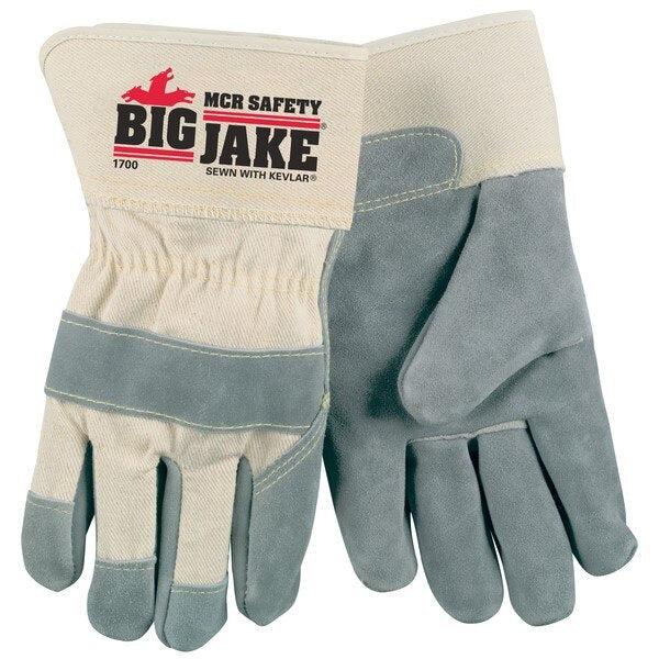 MCR SAFETY Mcr Safety 1700XXL Big Jake Leather Palm Work Gloves 2XL