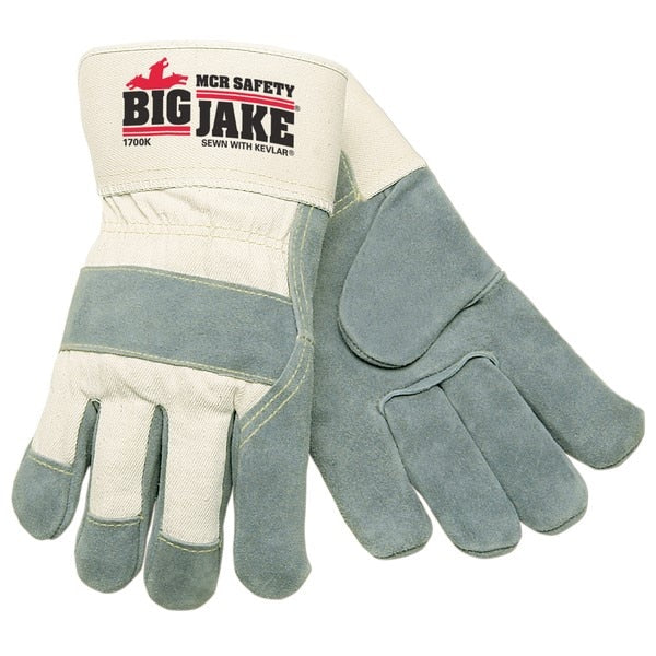 MCR SAFETY Mcr Safety 1700K Big Jake Leather Palm Gloves Xl
