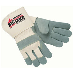 MCR SAFETY Mcr Safety 1710M Leather Palm Work Gloves Medium