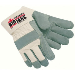 MCR SAFETY Mcr Safety 1711 Double Palm Leather Work Gloves Xl