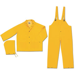 MCR SAFETY Mcr Safety 2003FM Classic Pvc Polyester Rain Suit Yellow